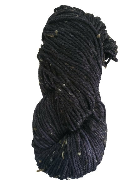 Thicket Tweedy - DARK SKY - Aran Hand Dyed Yarn