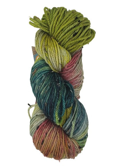 Thicket Tweedy - SPRING - Aran Hand Dyed Yarn - Gwaii Haanas